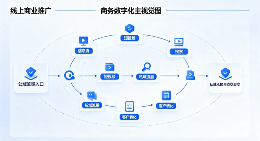 正安县线上商业推广怎么做？全域流量闭环搭建与低成本转化实战指南
